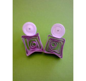 earrings lilac