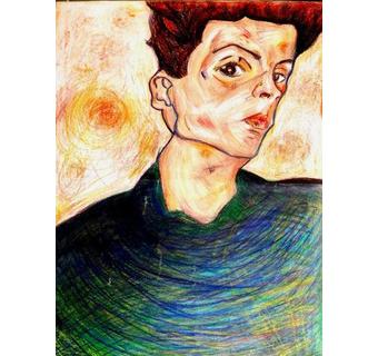Egon Schiele portrait