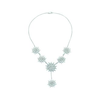 Six Station Rice Flower Necklace