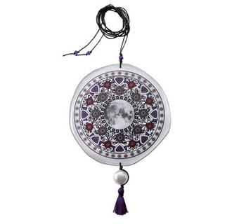Necklace Purple Moon Mandala